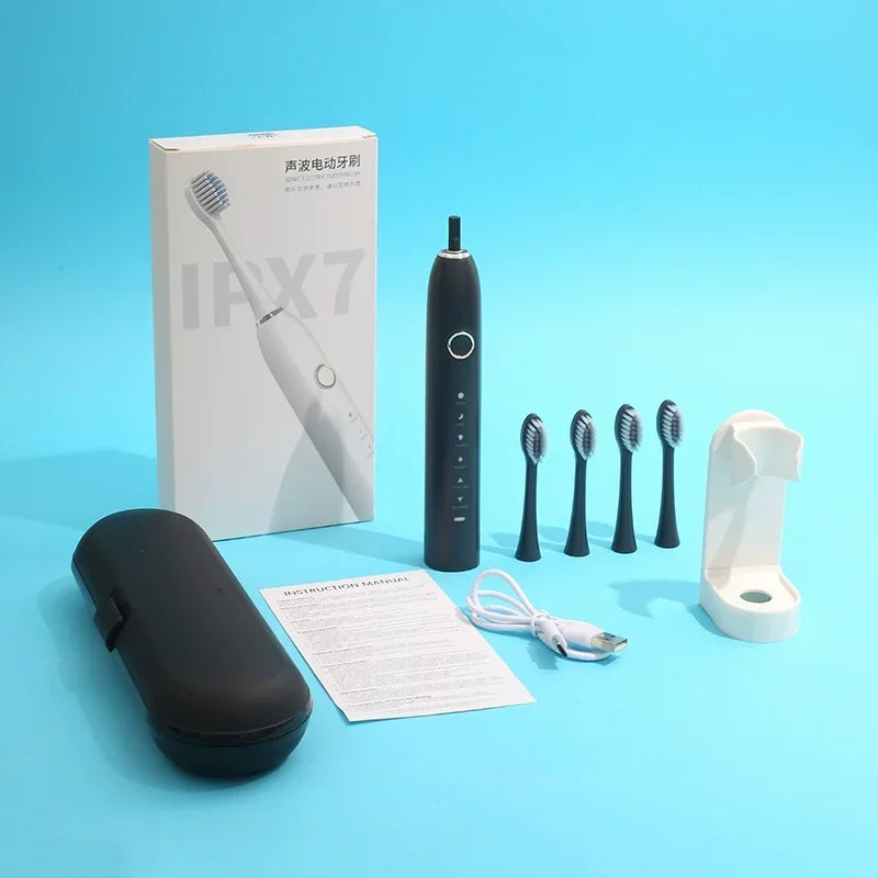 Xiaomi MIjia elektromos fogkefe IPX7 vízállósággal, ultraszonikus fogfehérítéssel, 6 féle időzített működési móddal