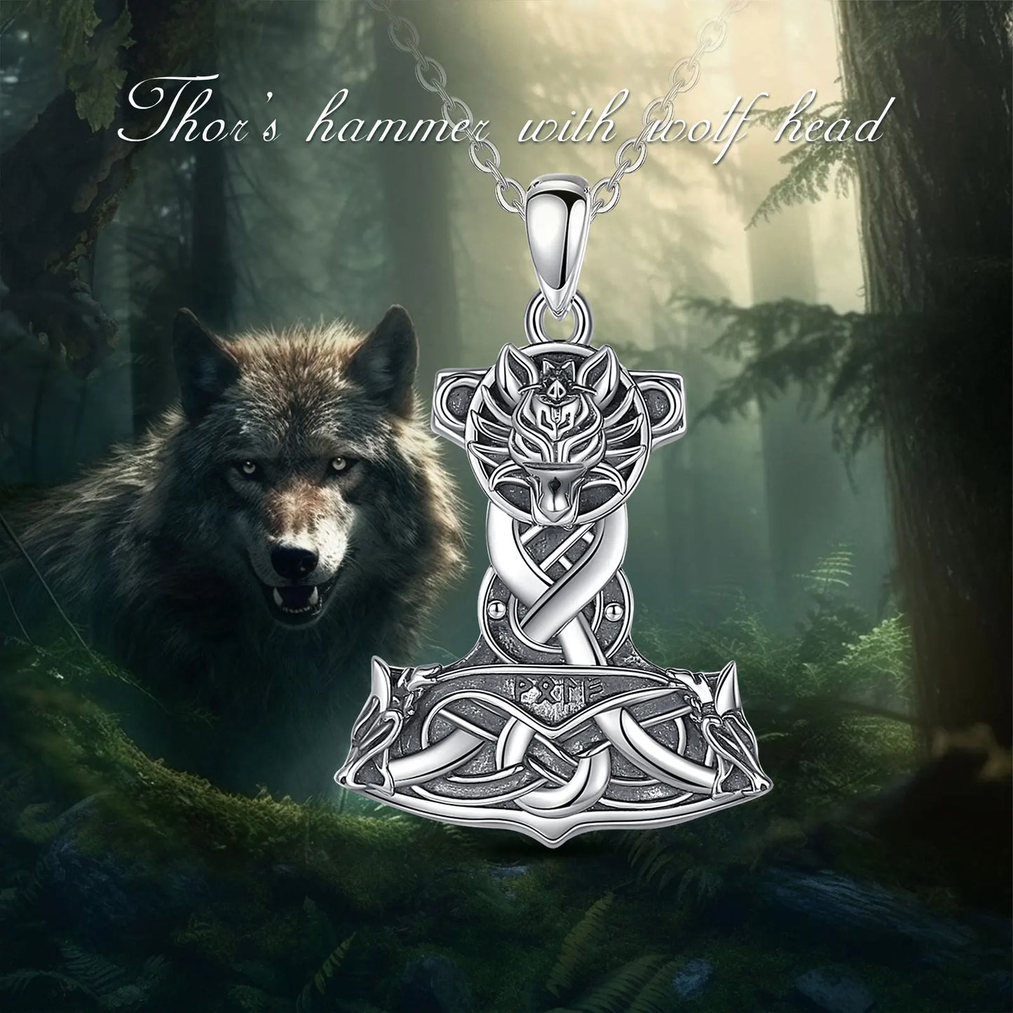 Thor kalapácsa (Mjölnir) ezüst medál