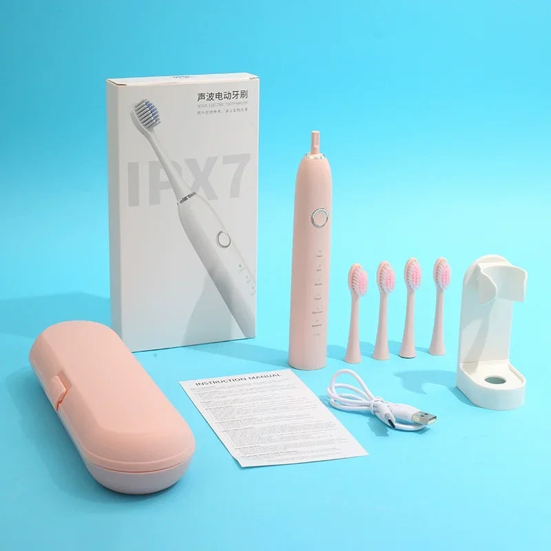 Xiaomi MIjia elektromos fogkefe IPX7 vízállósággal, ultraszonikus fogfehérítéssel, 6 féle időzített működési móddal