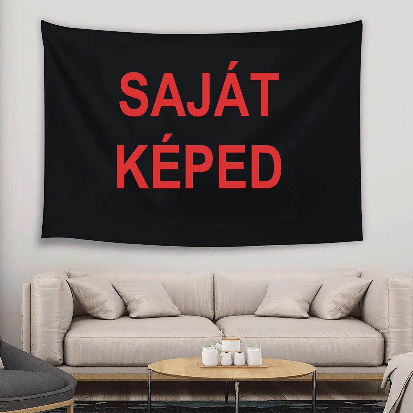 Egyedi igény alapján készített fali szövet dekoráció