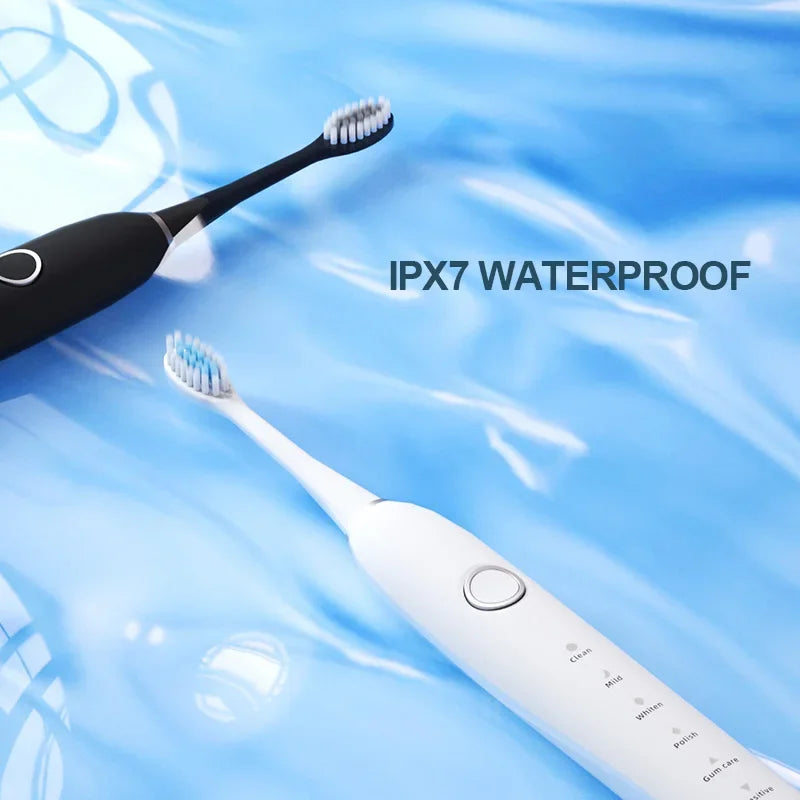 Xiaomi MIjia elektromos fogkefe IPX7 vízállósággal, ultraszonikus fogfehérítéssel, 6 féle időzített működési móddal