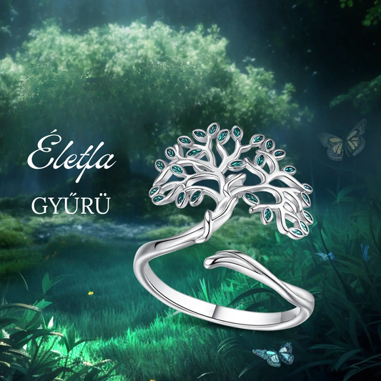 Ezüst Életfa gyűrü