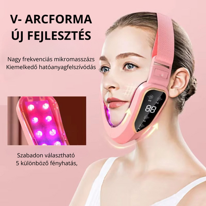 LED Photon Terápiás Arcformáló Vibrációs Masszírozó