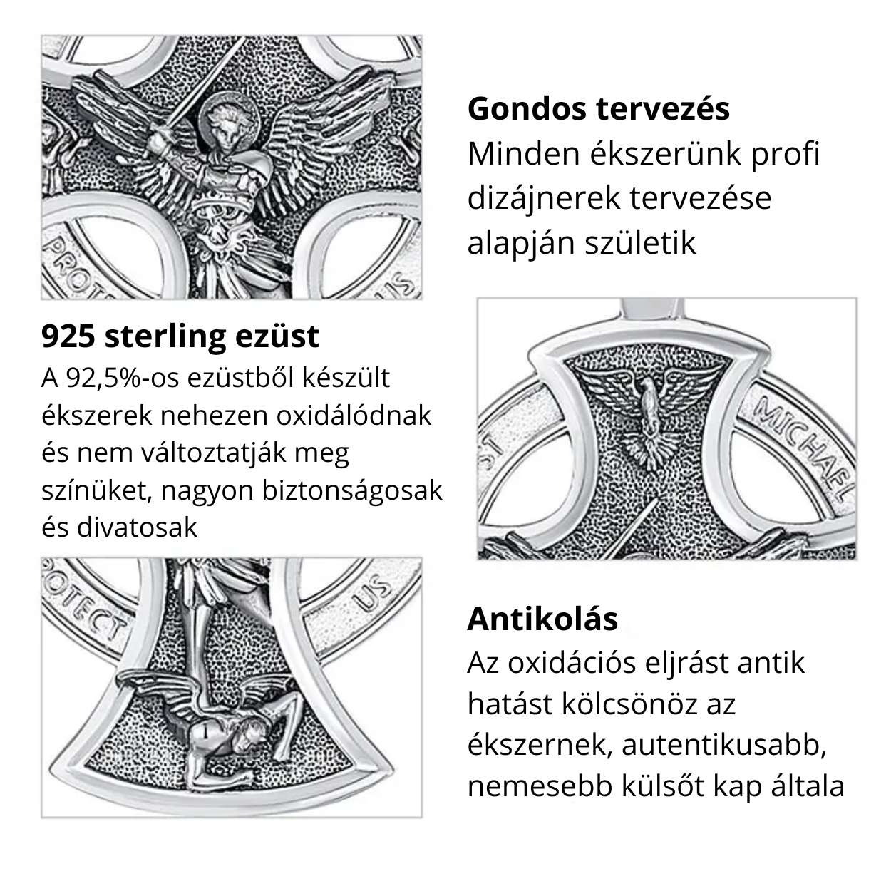 Szent Mihály ezüst medál