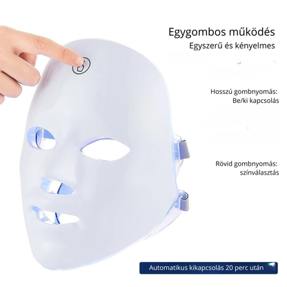 LED Arc-, és Nyakmaszk – Bőrfeszesítő, Ránctalanító készülék