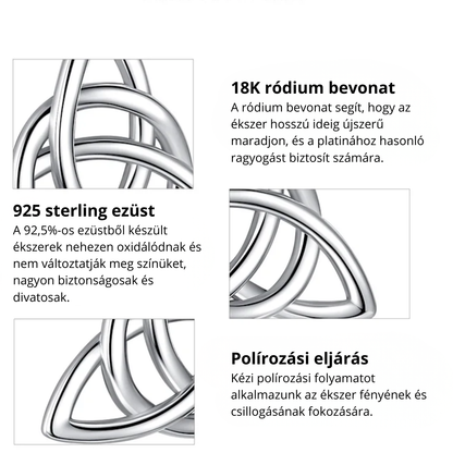 Kelta csomó ezüst medál