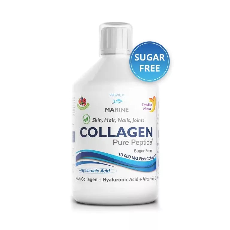 Swedish Nutra Cukormentes  HALKOLLAGÉN - Hyaluronsavval és C-vitaminnal 500ml