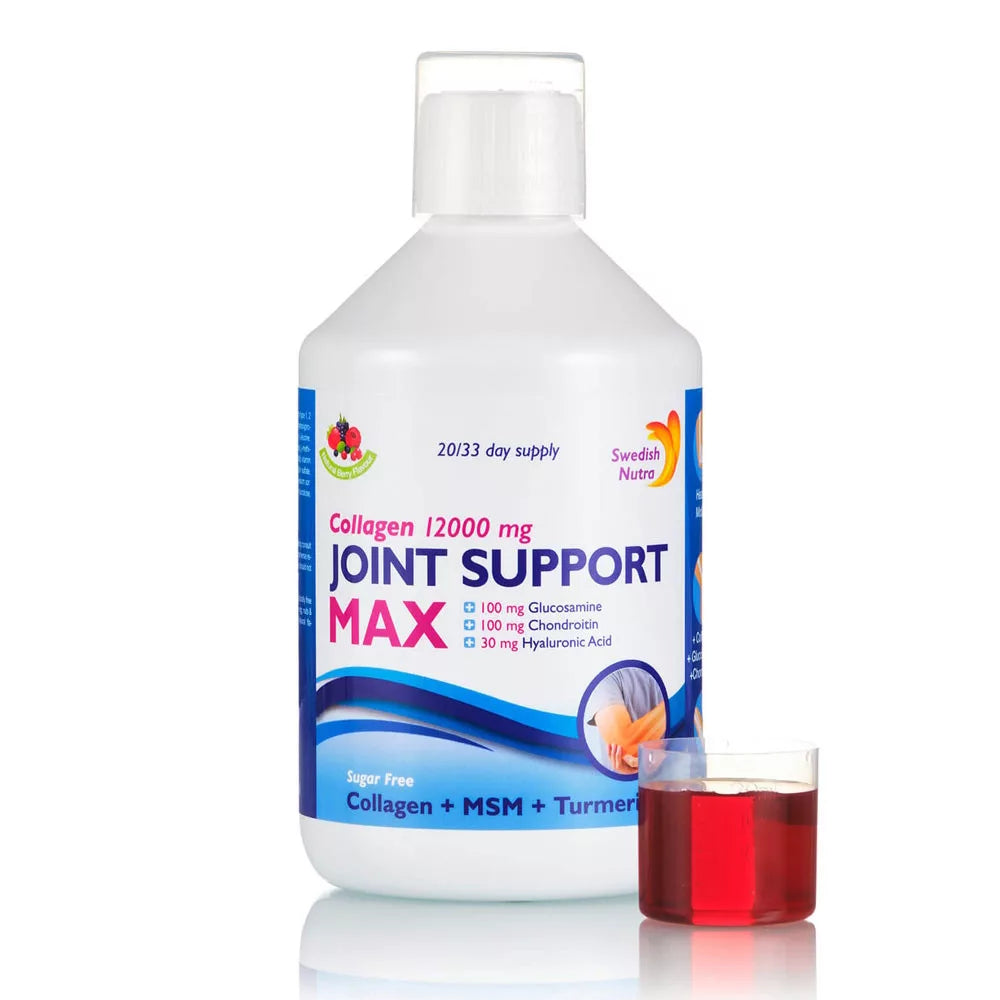 Swedish Nutra JOINT - CUKORMENTES ízületvédő folyékony kollagén, glükozamin, kondroitin és MSM 500ml