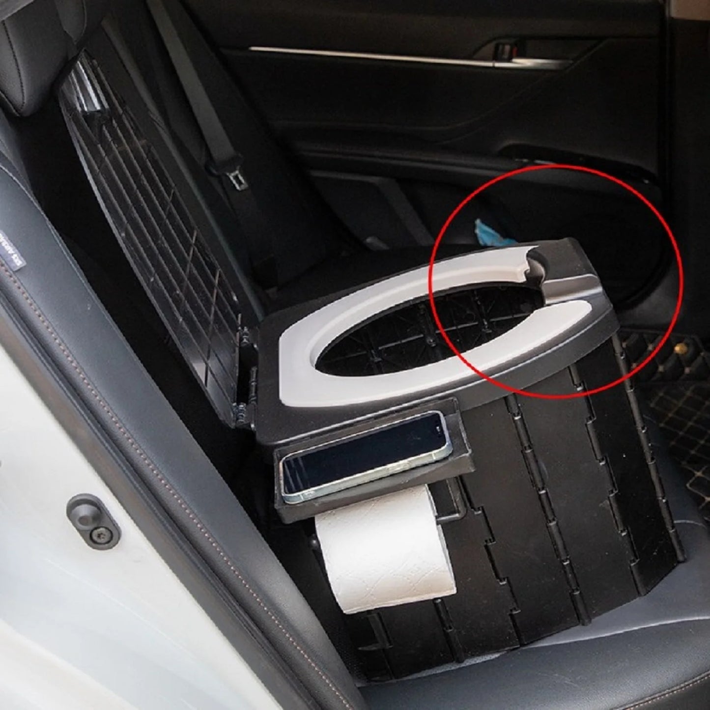 Összecsukható mobil wc utazásokhoz, kempingezéshez