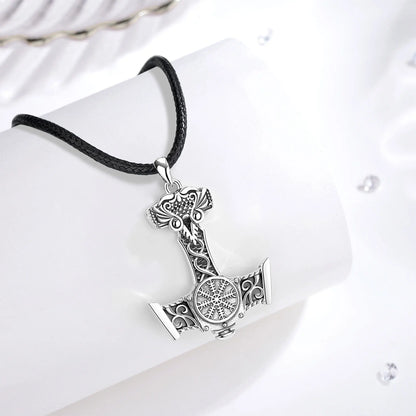 Thor kalapácsa (Mjölnir) ezüst medál 925 Sterling ezüstből